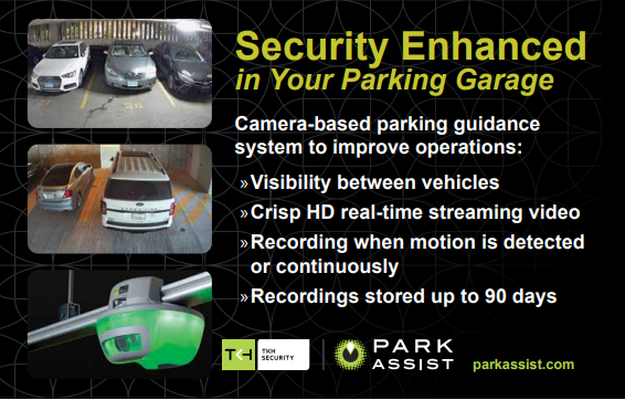 Park Assist - Security Enhanced in Your Parking Garage