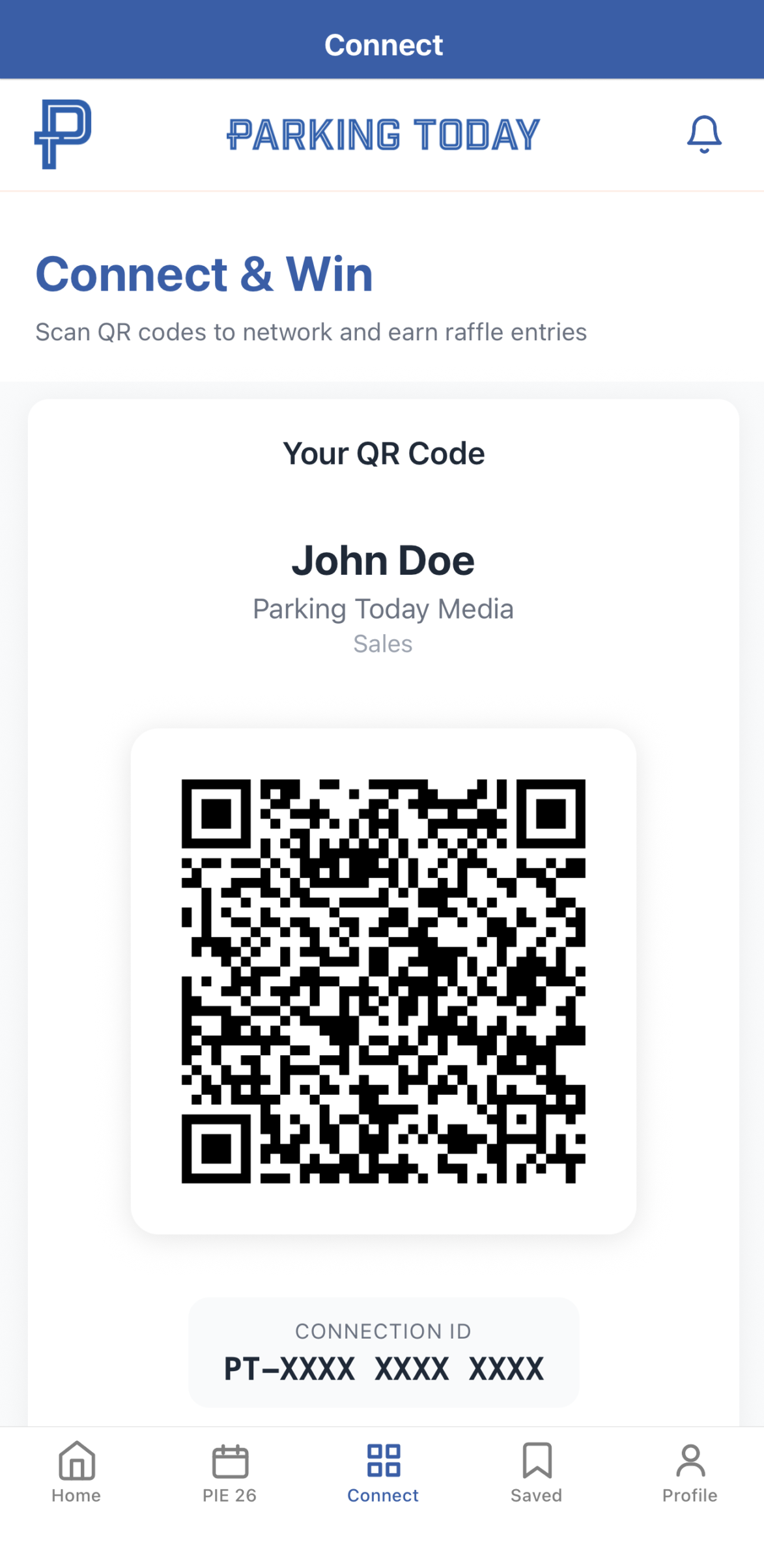 Parking Today App Screenshot Connect Screen